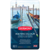 Карандаши цветные Derwent WatercolourWatercolour акварельные, 12 цв. в металл. коробке акварельные, 12 цв. в металл. короб (5010255784513)