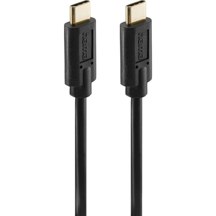 Дата кабель USB-C to USB-C 1.5m Black Hama (00086409) изображение 2