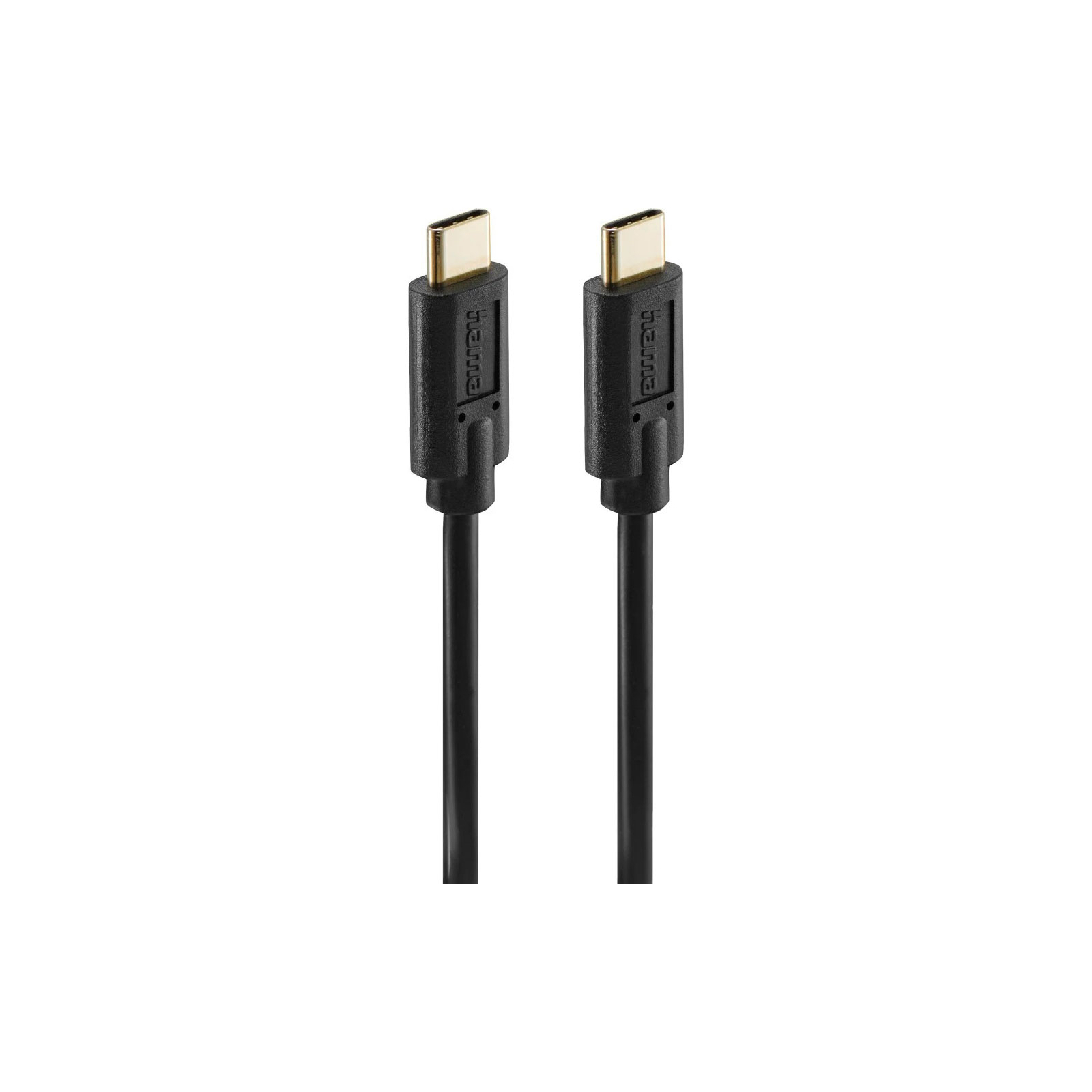 Дата кабель USB-C to USB-C 1.5m Black Hama (00086409) зображення 2
