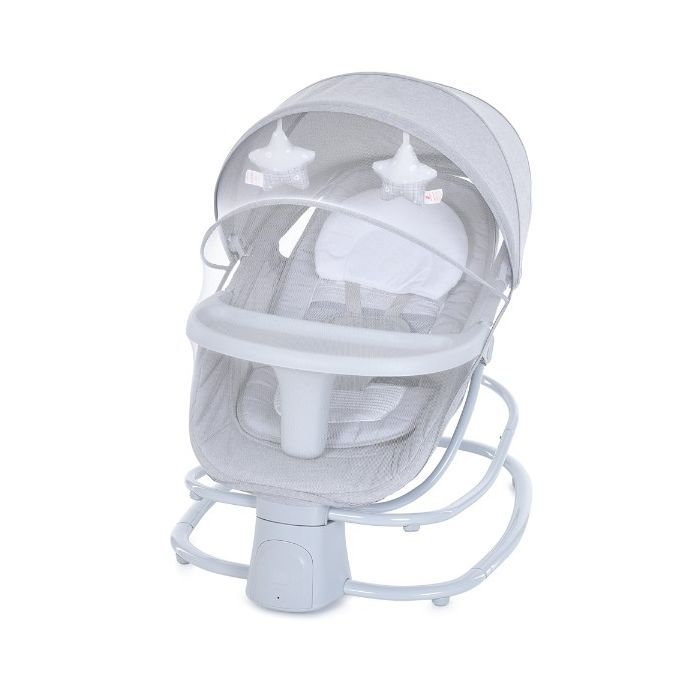 Крісло-гойдалка Mastela Заколисуючий центр-шезлонг 4 в 1 light gray (Mastela 8113) зображення 11