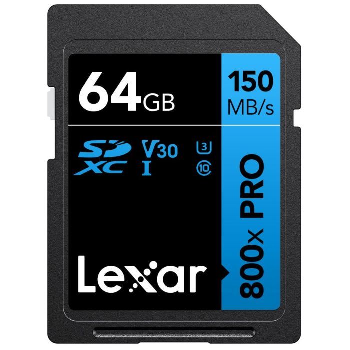 Карта памяти Lexar 64GB SDXC class 10 UHS-I (LSD0800P064G-BNNNG)