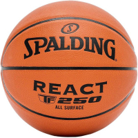 Фото - Баскетбольний м'яч SPALDING М'яч баскетбольний  React TF-250 помаранчевий Уні 6 76802Z (689344 