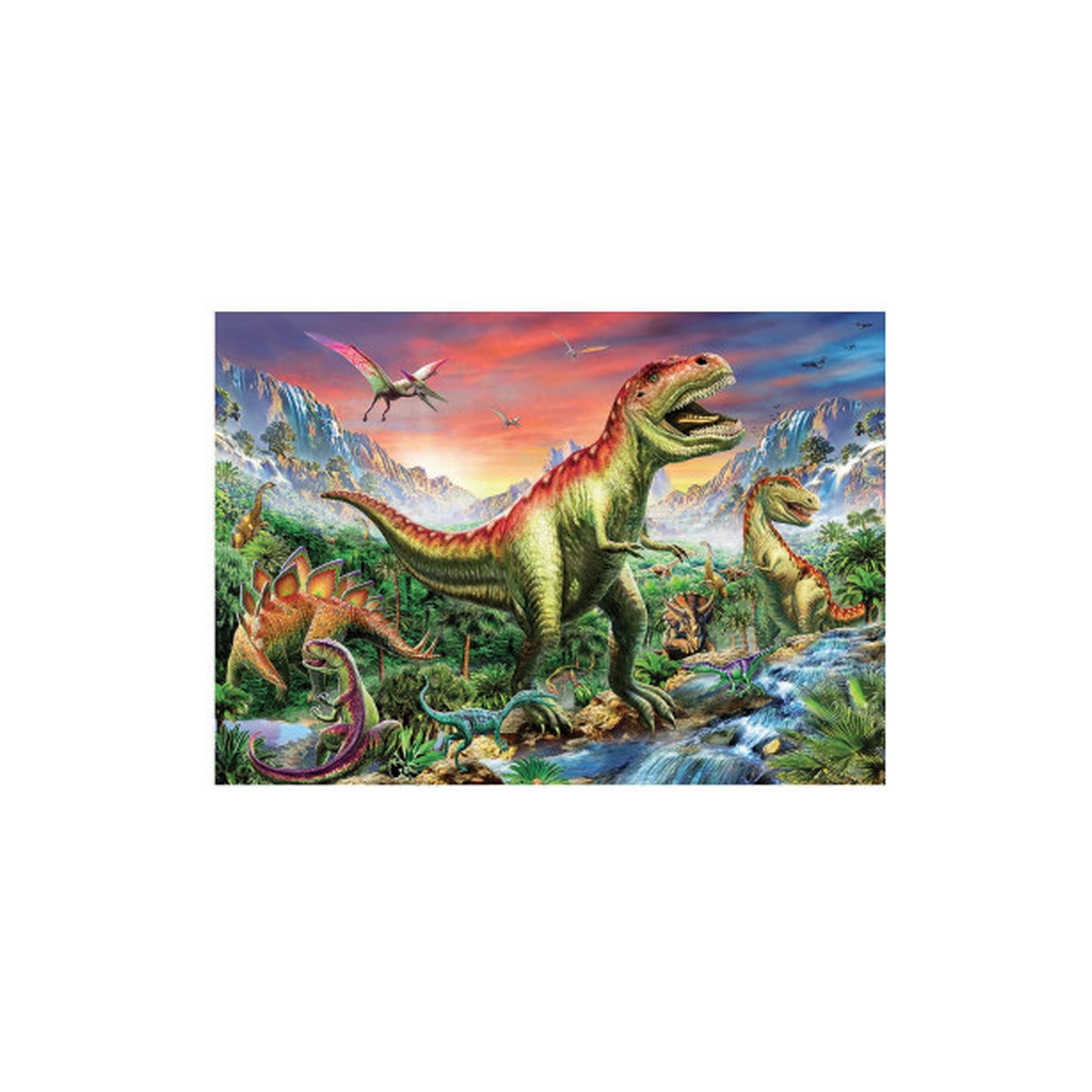 Пазл Educa Jurassic Forest 1000 элементов (6337608) изображение 2