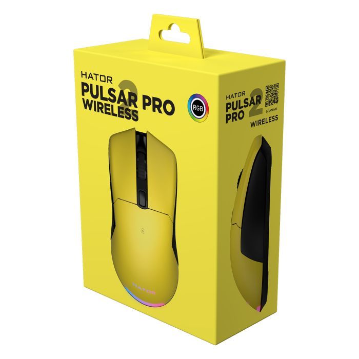 Мышка Hator Pulsar 2 Pro Wireless Yellow (HTM-532) изображение 6