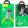 Зарядний пристрій HOCO Z49 Level 2xUSB Metal Gray (6931474795618) зображення 4
