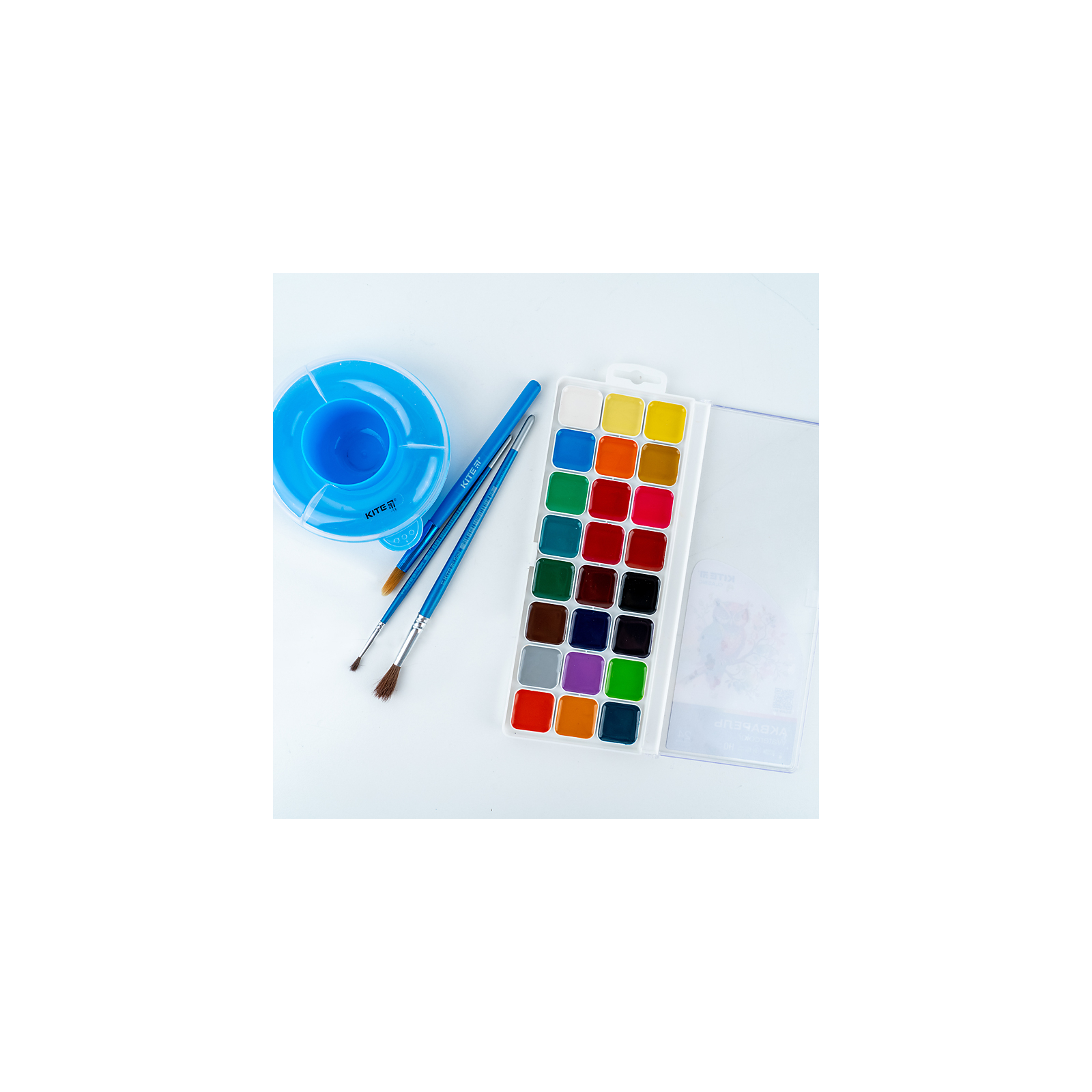 Акварельні фарби Kite Classic, 24 кольори (K-442) зображення 4