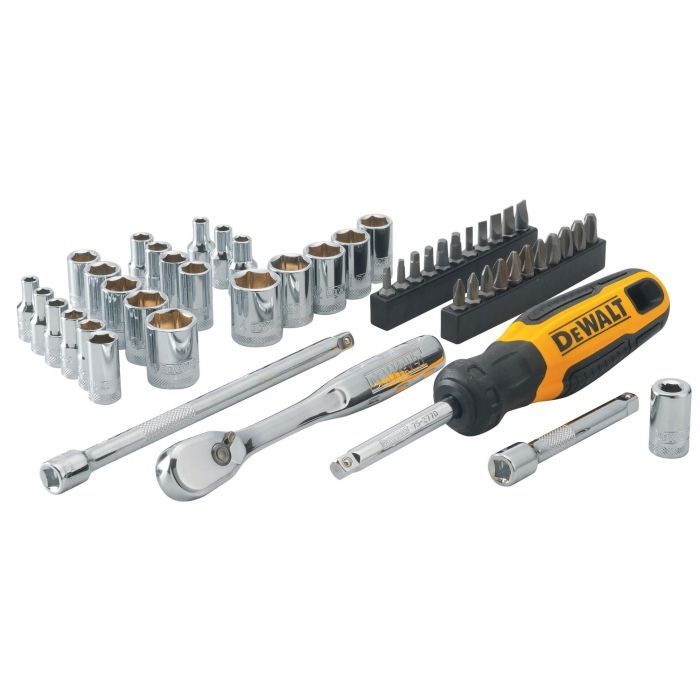 Набор инструментов DeWALT головок и бит 1/4", 50 шт. (DWMT81610-0)