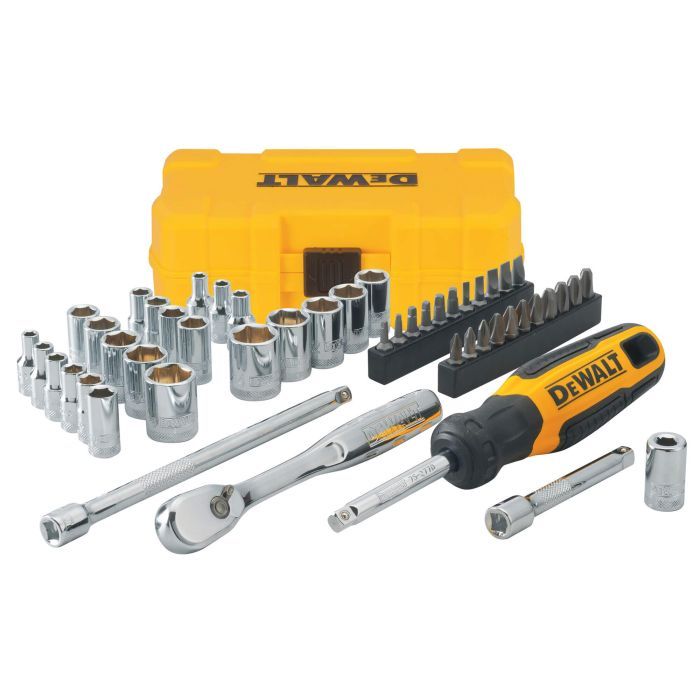 Набор инструментов DeWALT головок и бит 1/4", 50 шт. (DWMT81610-0) изображение 2