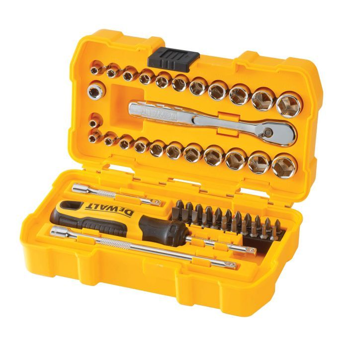 Набор инструментов DeWALT головок и бит 1/4", 50 шт. (DWMT81610-0) изображение 3