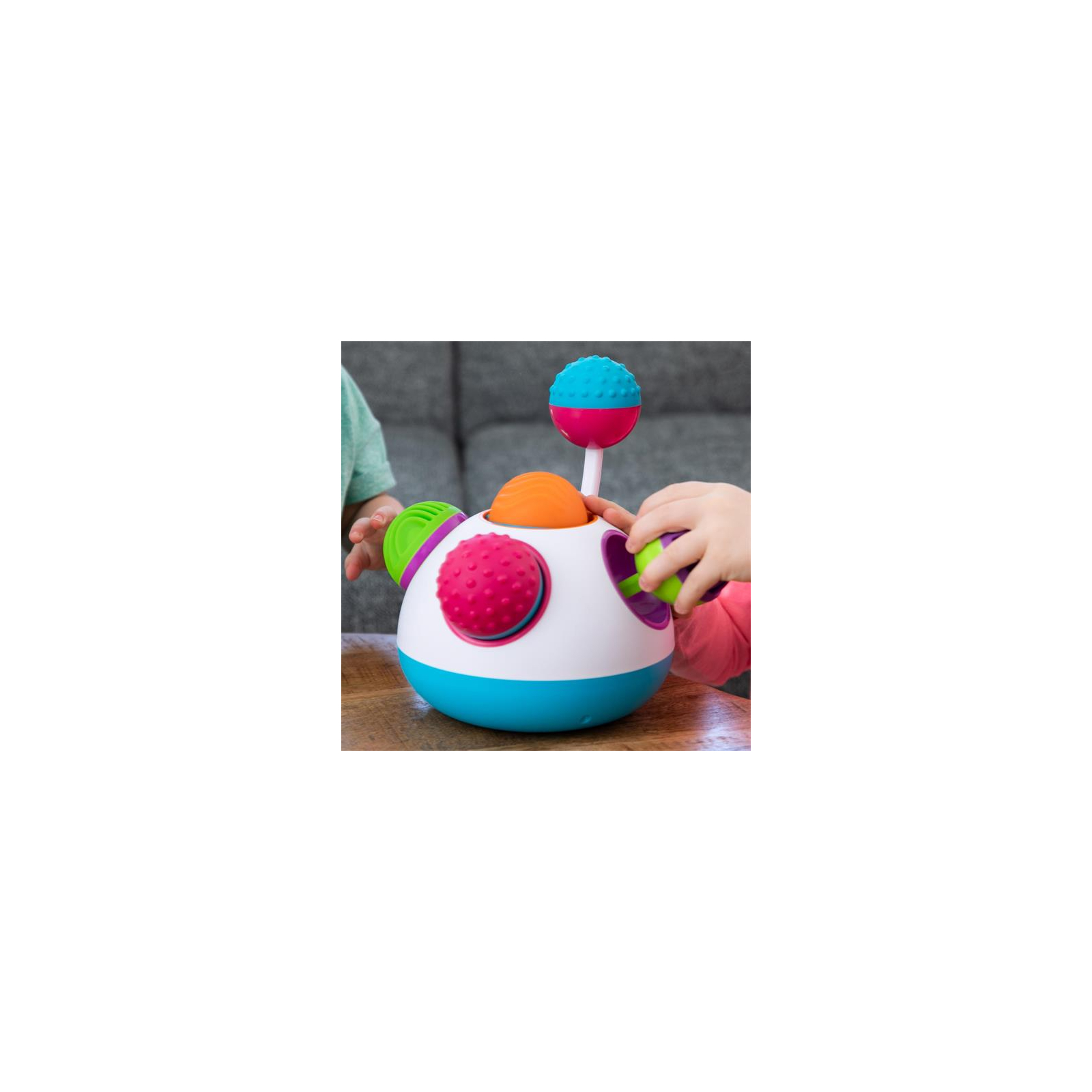 Розвиваюча іграшка Fat Brain Toys Klickity Сенсорна лабораторія (F149ML) зображення 5