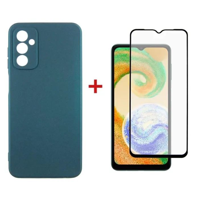 Чехол для мобильного телефона Dengos Samsung Galaxy A04s Case + Glass (Pink) (DG-KM-77)