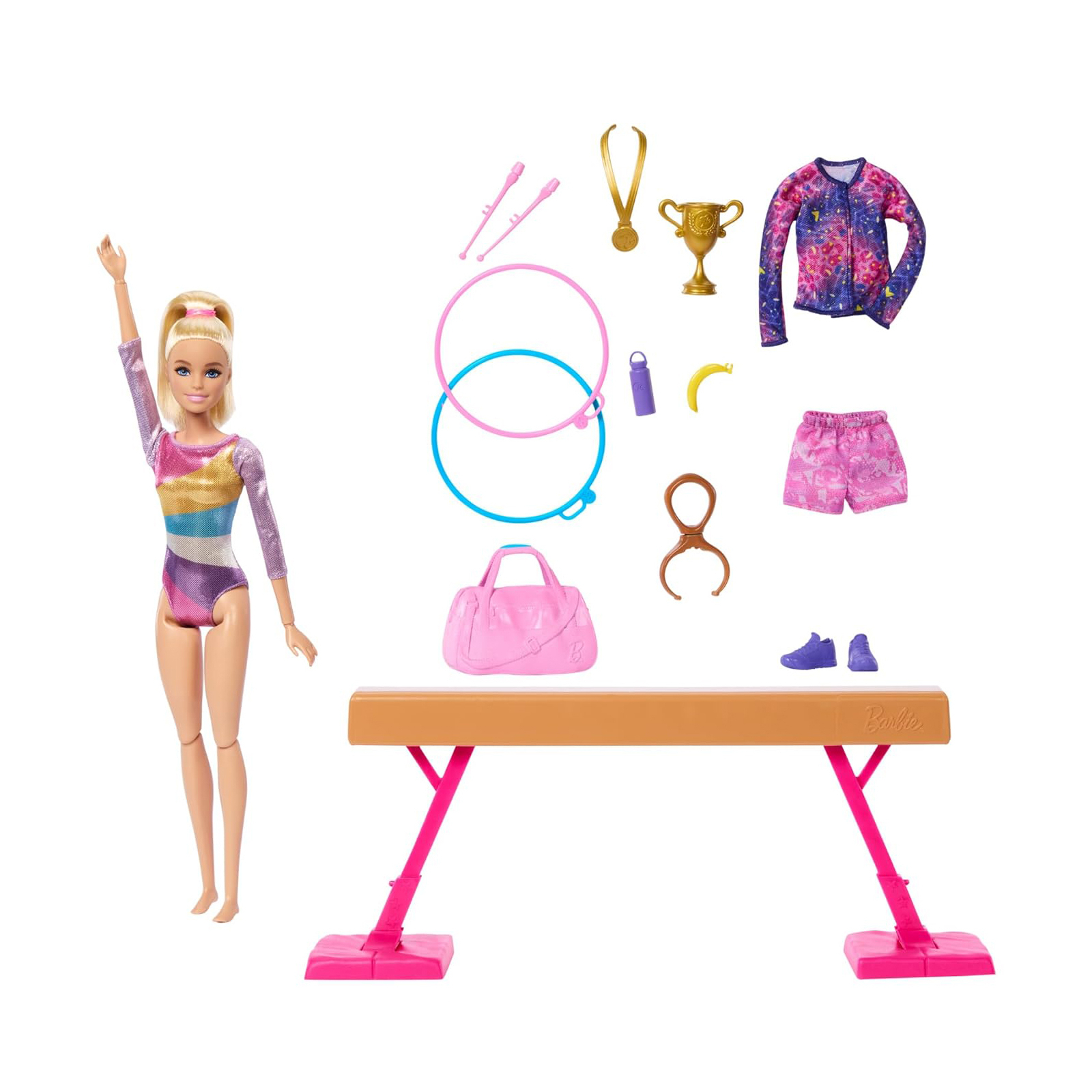 Кукла Barbie You can be Тренировка по гимнастике (HRG52) изображение 2