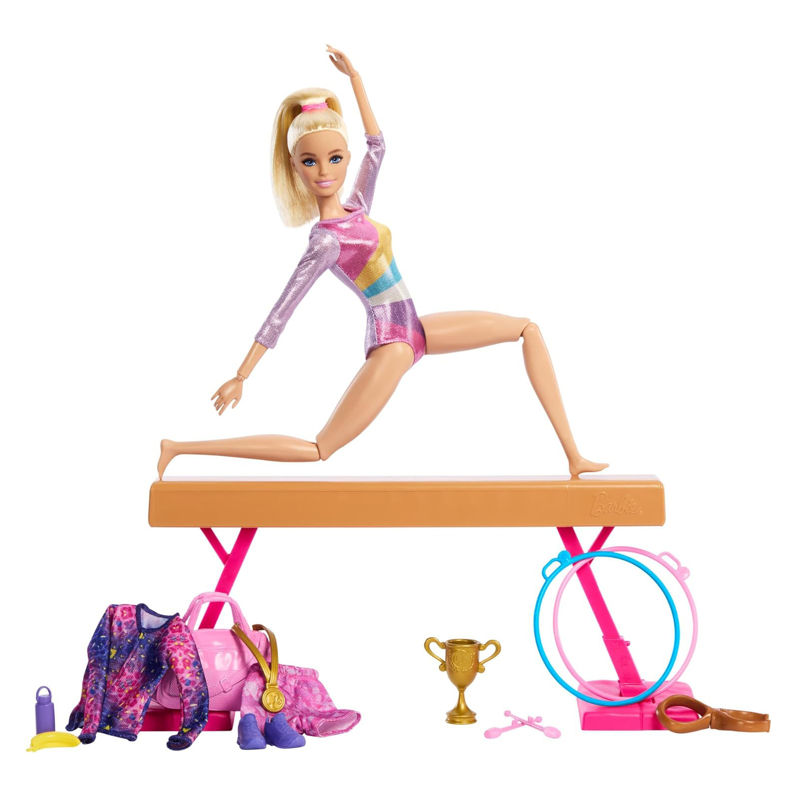 Кукла Barbie You can be Тренировка по гимнастике (HRG52) изображение 3