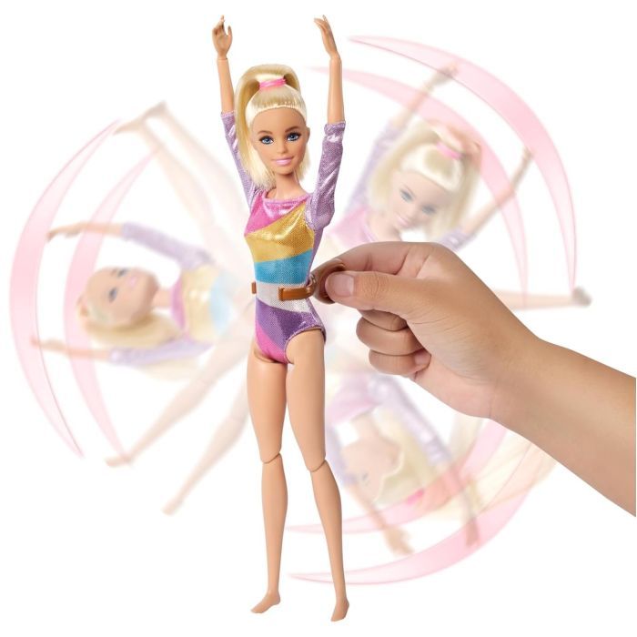 Кукла Barbie You can be Тренировка по гимнастике (HRG52) изображение 4