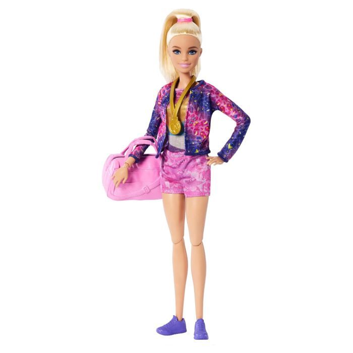 Кукла Barbie You can be Тренировка по гимнастике (HRG52) изображение 5
