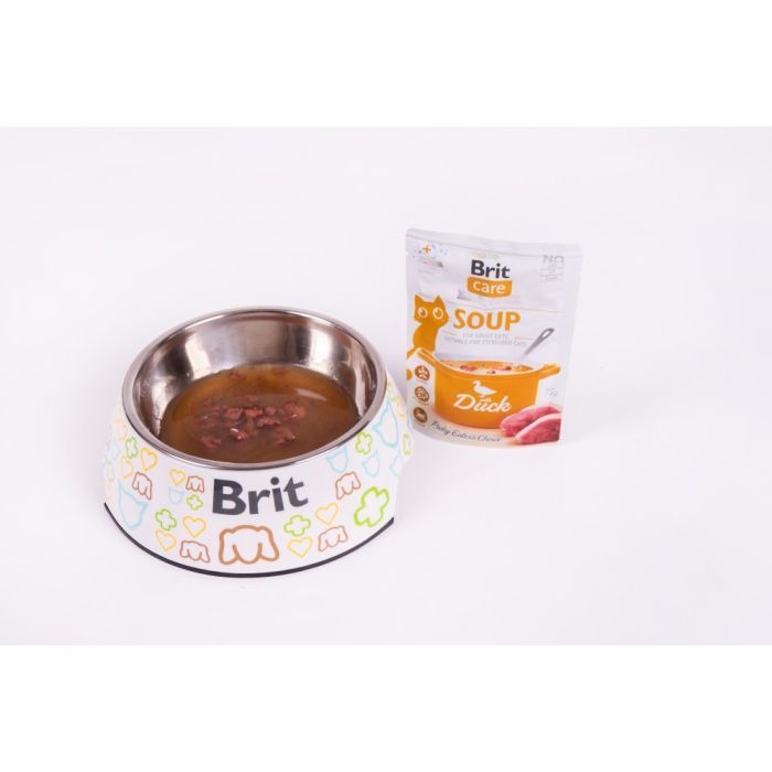 Вологий корм для кішок Brit Care Soup with Duck з качкою 75 г (8595602569182) зображення 4