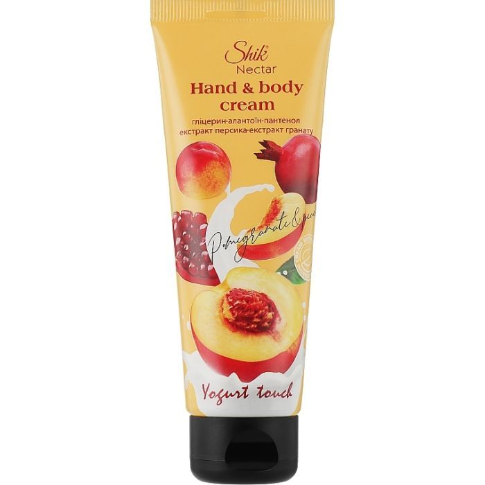 Крем для рук Shik Nectar Yogurt Touch Экстракт персика и граната 75 мл (4823107604423)