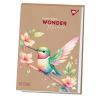 Альбом для рисования Yes А4 30 листов клееный белила «Hummingbird» крафт (130580)