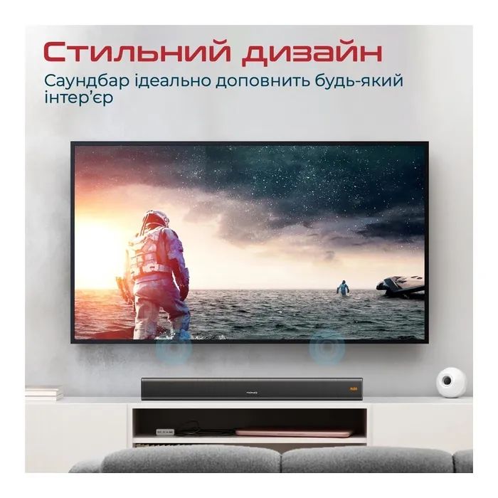 Акустична система Promate StreamBar-30 Black (streambar-30.black) зображення 6