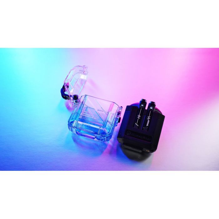 Наушники GravaStar Sirius P5 TWS BT 5.2 IPX4 Transparent Blue (GRAVASTARP5_XTAL_BLU_V2) изображение 11