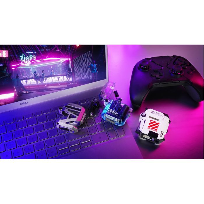 Наушники GravaStar Sirius P5 TWS BT 5.2 IPX4 Transparent Blue (GRAVASTARP5_XTAL_BLU_V2) изображение 3