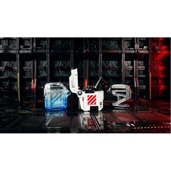 Наушники GravaStar Sirius P5 TWS BT 5.2 IPX4 Transparent Blue (GRAVASTARP5_XTAL_BLU_V2) изображение 5