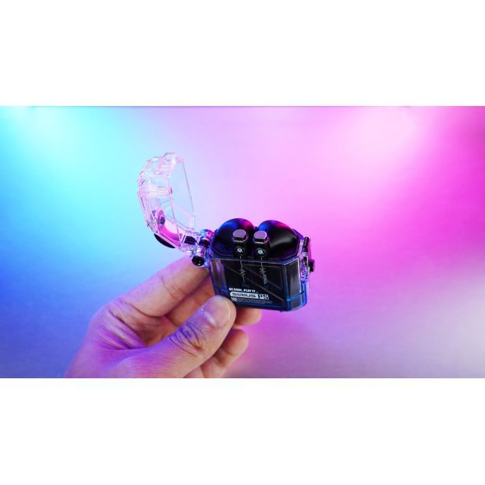 Наушники GravaStar Sirius P5 TWS BT 5.2 IPX4 Transparent Blue (GRAVASTARP5_XTAL_BLU_V2) изображение 8