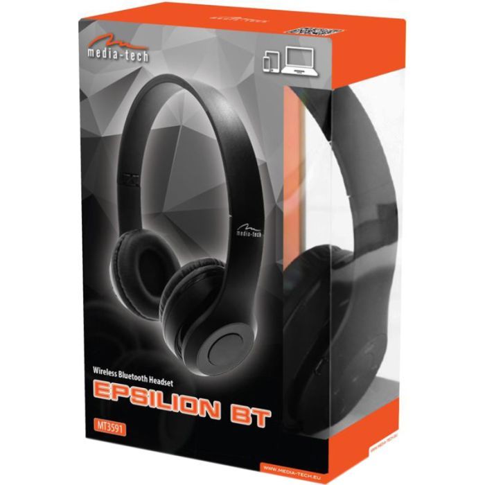 Наушники Media-Tech Epsilion Bluetooth Black (MT3591) изображение 11