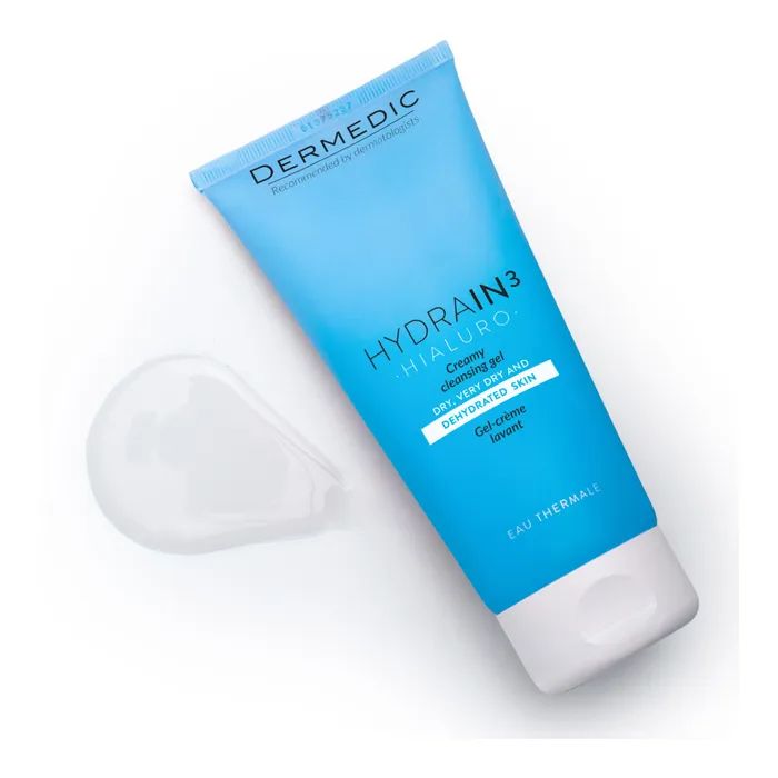 Гель для умывания Dermedic Hydrain 3 Hialuro Creamy Cleansing Gel 200 мл (5901643170691) изображение 3