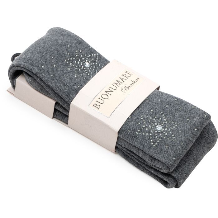 Колготки детские BNM со стразами (M0C0302-1090-7G-gray)