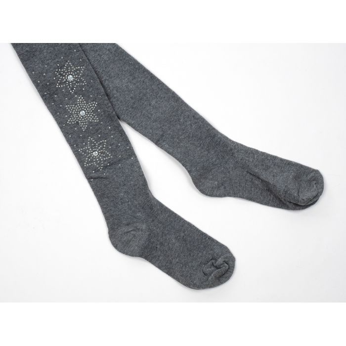 Колготки детские BNM со стразами (M0C0302-1090-7G-gray) изображение 3
