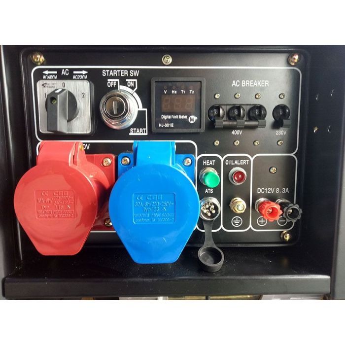 Генератор Konner&Sohnen дизельний KS 9100HDE-1/3 ATSR (EURO V), 230/400В, 6.5/6.0кВт, 7.5/7.0кВт, 1/3Фази, ATS, електрос (KS9100HDE-1/3ATSR) зображення 7