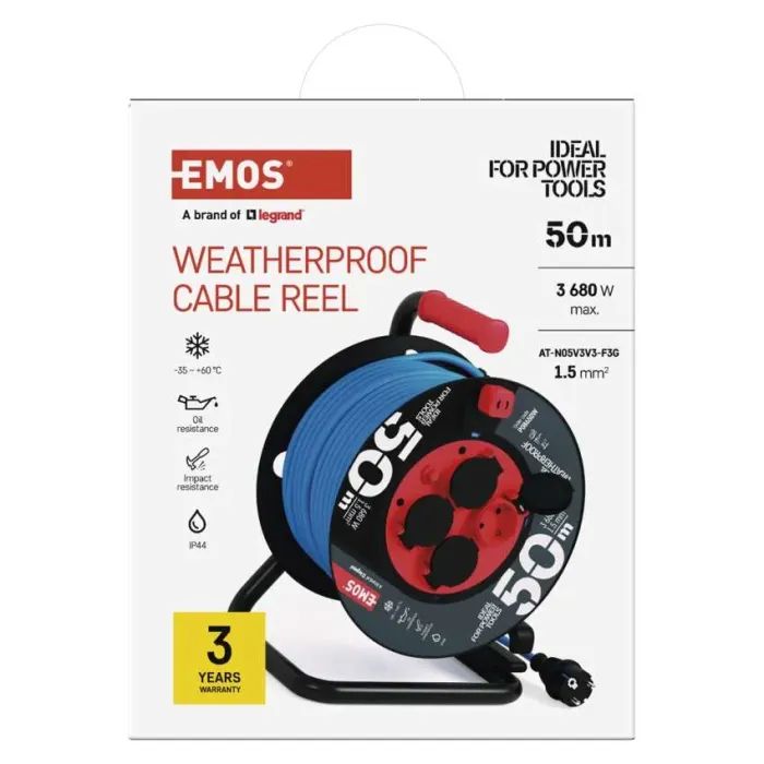 Мережевий подовжувач EMOS P08650W зображення 9