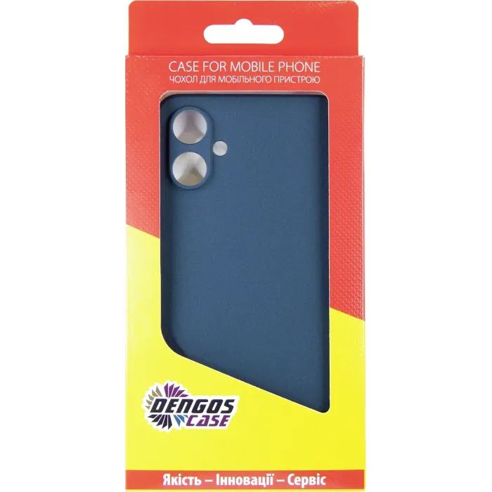 Чохол до мобільного телефона Dengos Samsung Galaxy A06 Carbon + glass (Blue) (DG-KM-114) зображення 4