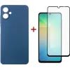 Чохол до мобільного телефона Dengos Samsung Galaxy A06 Carbon + glass (Blue) (DG-KM-114)