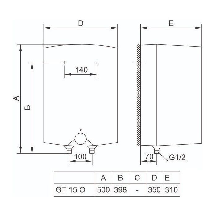 Бойлер TIKI Mini P 15V9 (GT15OMINI_TIKI) (700188) изображение 4