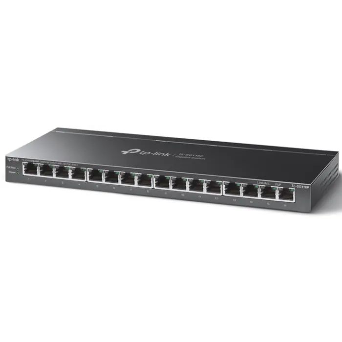 Коммутатор сетевой TP-Link TL-SG116P изображение 2