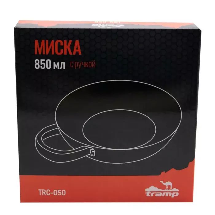Миска туристическая Tramp из нержавеющей стали с ручкой (UTRC-050) изображение 5