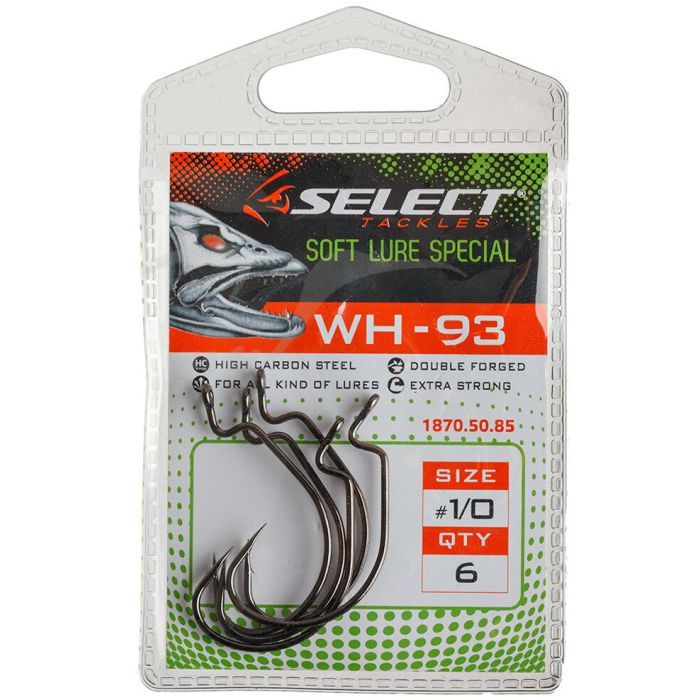 Крючок Select WH-93 8/0 (3 шт/уп) (1870.52.17) изображение 2