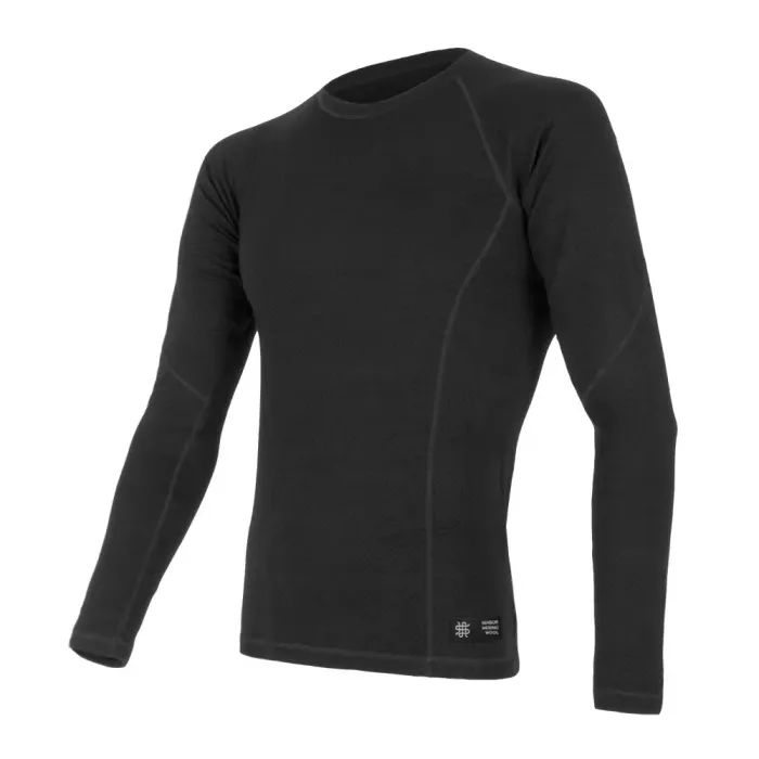 Термокофта Sensor Merino DF LS black 15100021 L (SM11M-black-L)