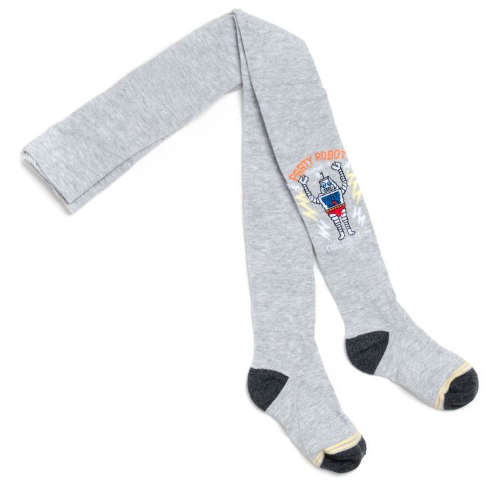Колготки детские UCS Socks с роботом (M0C0301-2300-3B-gray) изображение 2