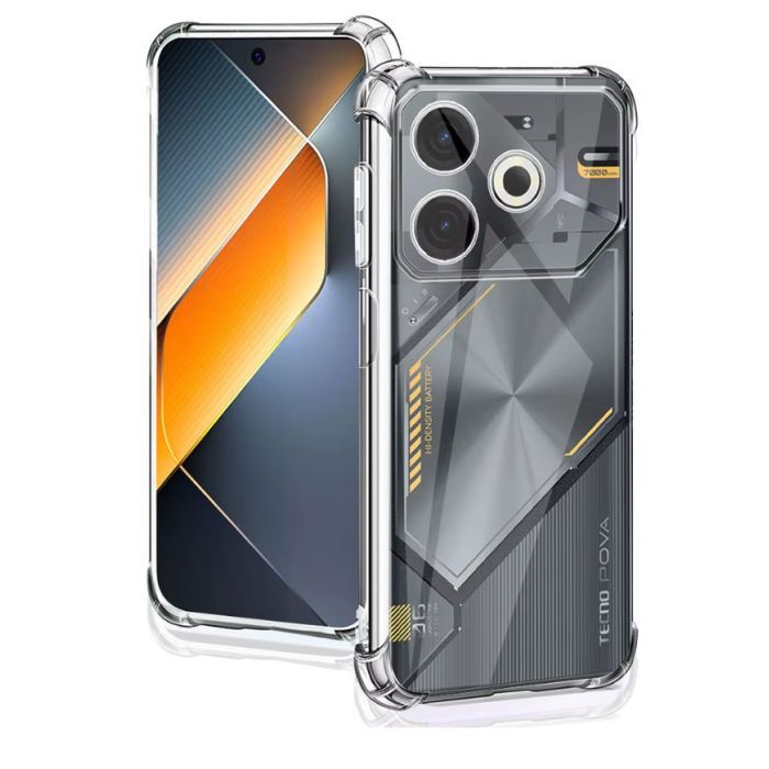 Чехол для мобильного телефона BeCover Anti-Shock Tecno POVA 6 Neo (LI6) Clear (712785) изображение 2