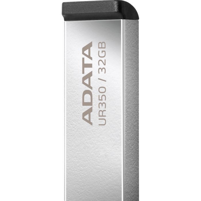 USB флеш накопитель ADATA 32GB UR350 Silver-Black USB 3.2 (UR350-32G-RSR/BK) изображение 3