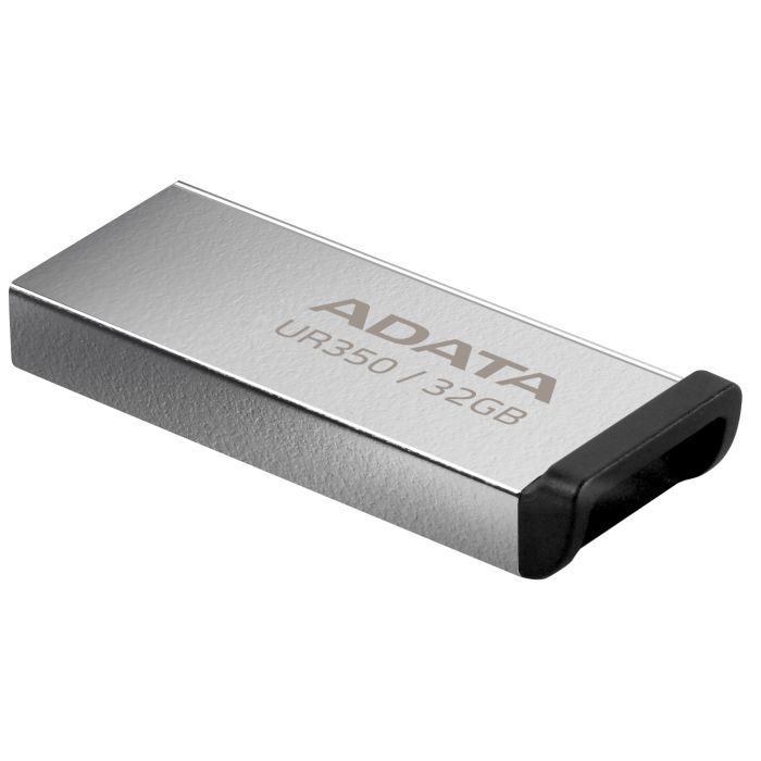 USB флеш накопитель ADATA 32GB UR350 Silver-Black USB 3.2 (UR350-32G-RSR/BK) изображение 4