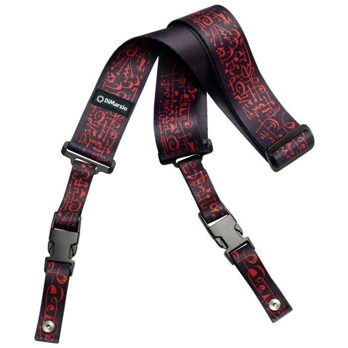 Ремень для гитары DiMarzio Steve Vai ClipLock Art Strap Black (DD2243)