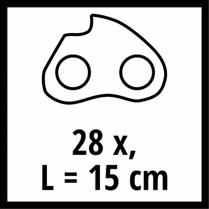 Цепь Einhell 15см 1.0мм 3/10" (4500174) изображение 2