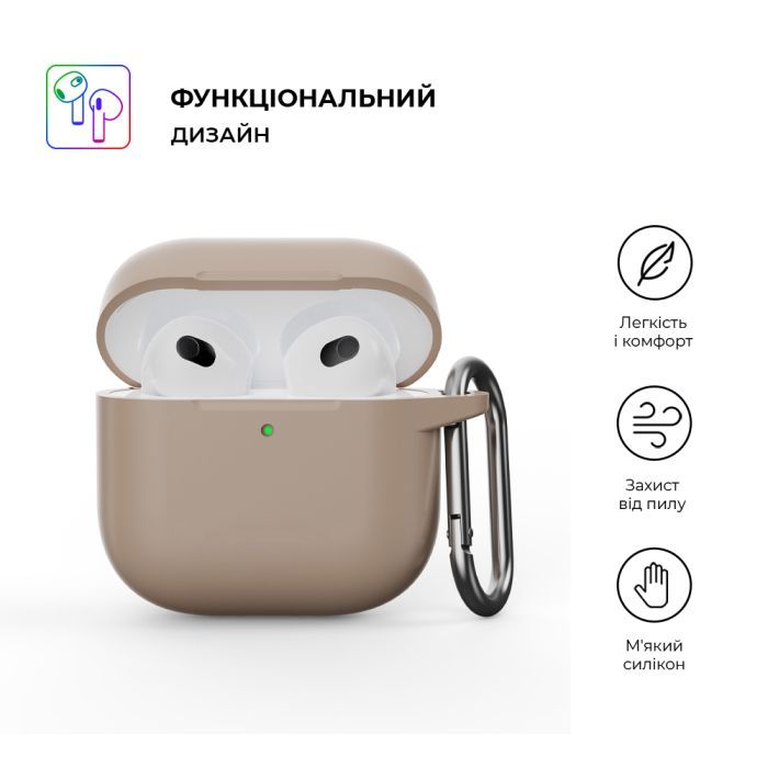 Чохол для навушників Armorstandart Hang Case для Apple AirPods 4 Lavender (ARM81282) зображення 2