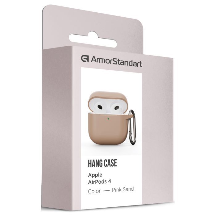 Чохол для навушників Armorstandart Hang Case для Apple AirPods 4 Lavender (ARM81282) зображення 3