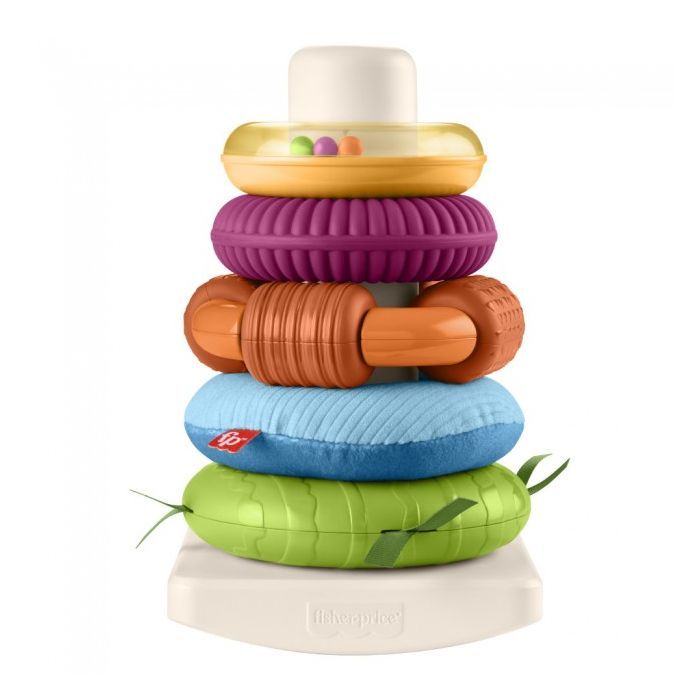 Розвиваюча іграшка Fisher-Price Пірамідка Розвиток сенсорики (HXK47)