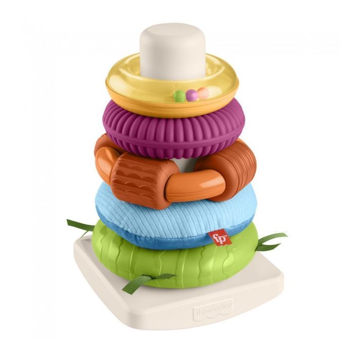 Розвиваюча іграшка Fisher-Price Пірамідка Розвиток сенсорики (HXK47) зображення 2